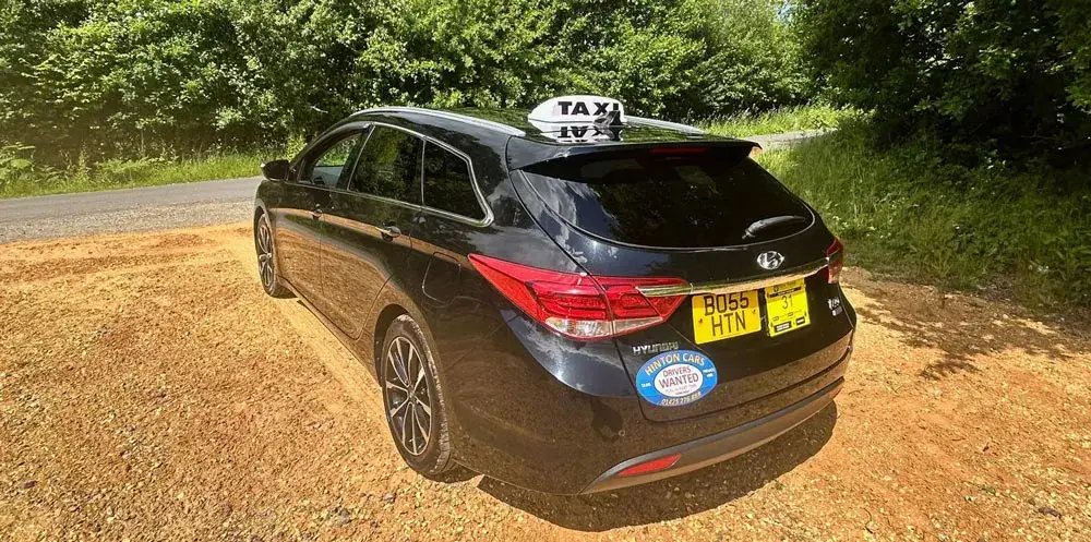 Taxi to the Airport from Burley in a Hyundai